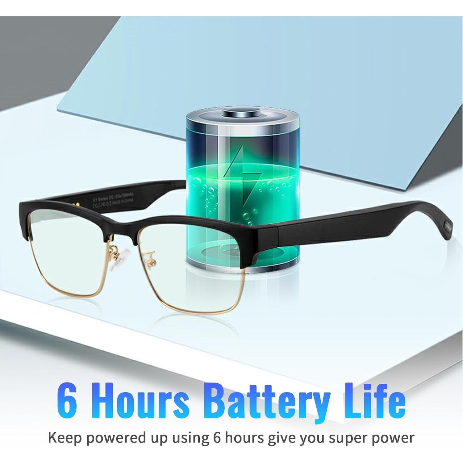 Gafas de Audio Bluetooth Tulbeys Ky02gb-dl con Filtro UV