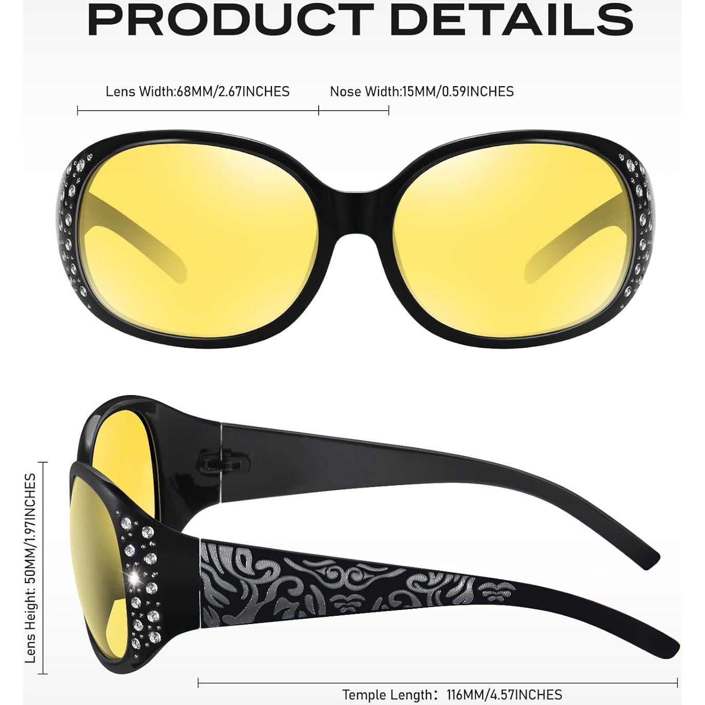 Gafas de sol polarizadas HAOLOTA para mujeres UV400