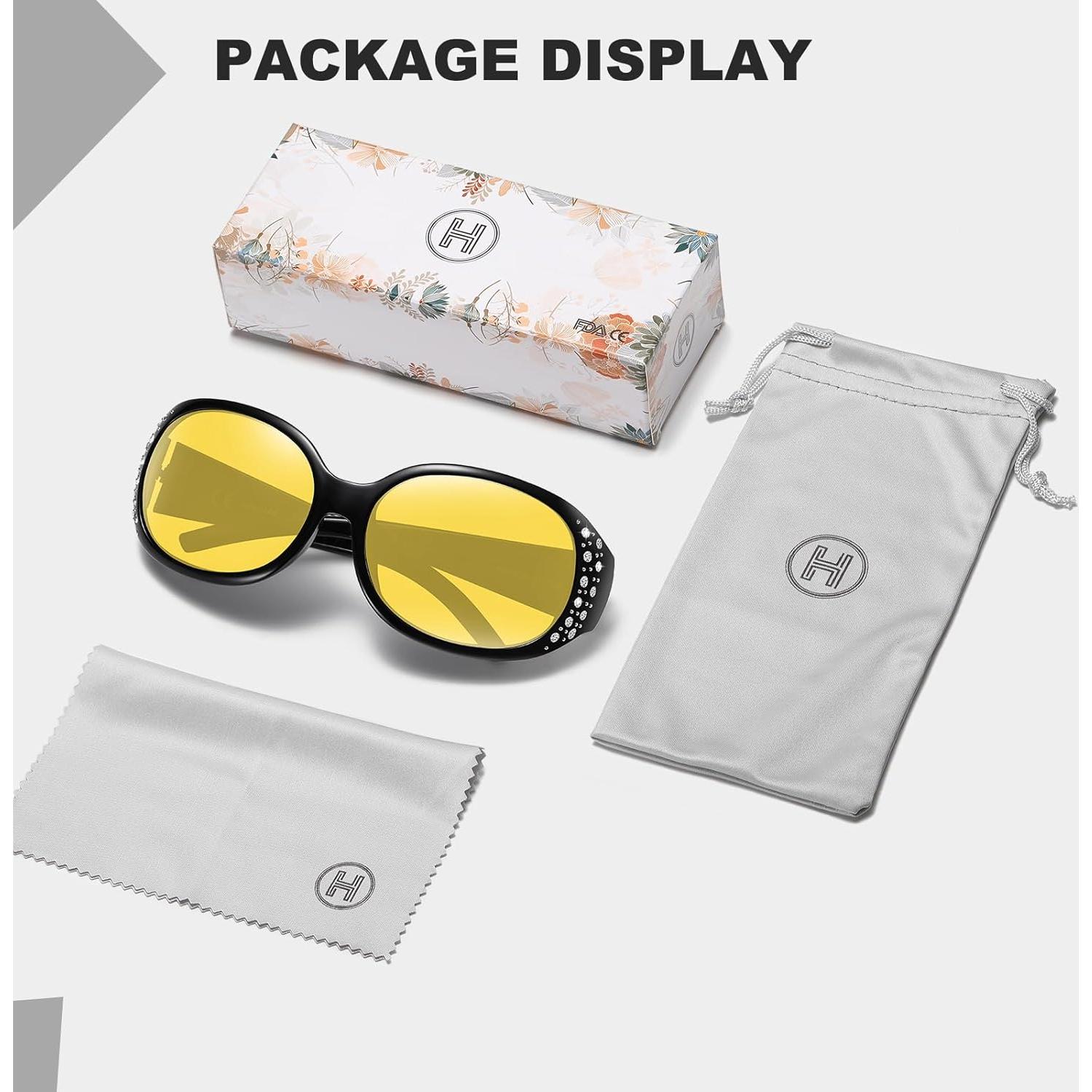 Gafas de sol polarizadas HAOLOTA para mujeres UV400