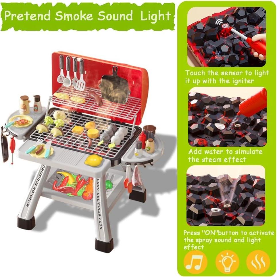 Juego de Parrilla BBQ Interactivo Kimicare 63 Piezas