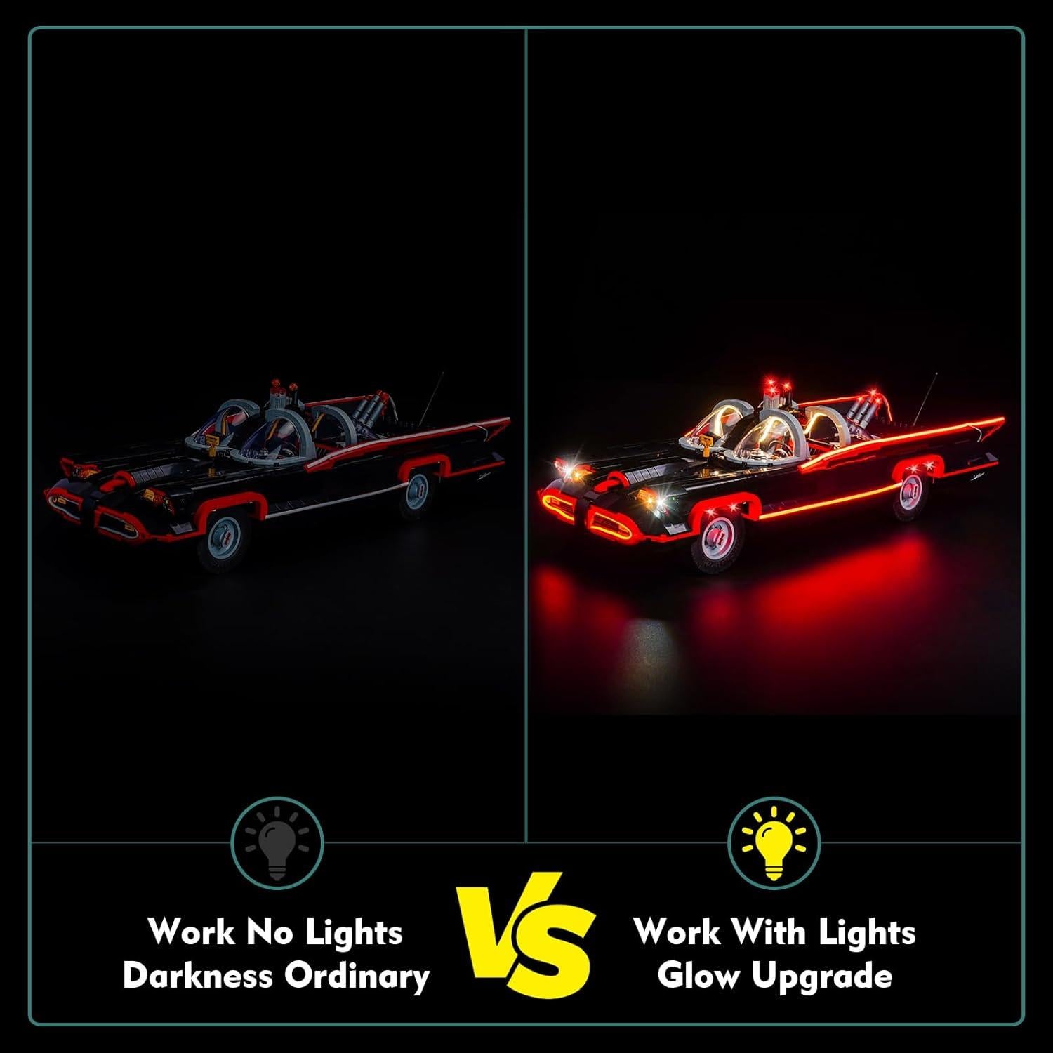 Kit de Luz LocoLee para LEGO Batman Batmóvil 76328 RC