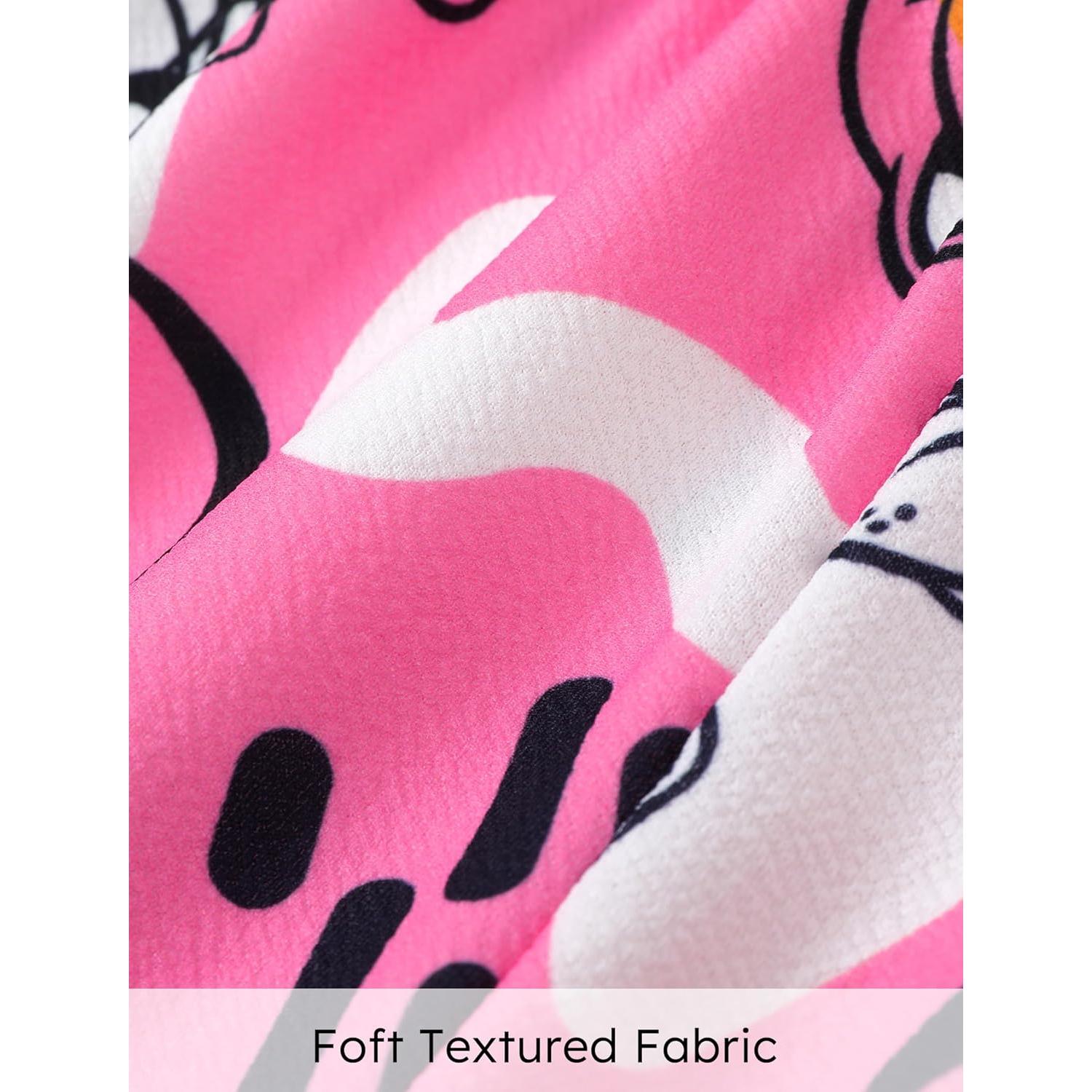 Disney Frozen Elsa Princess Mickey Mouse Toddler Girl Romper Sleeveless Bowknot Character Doodle Print Jumpsuit 3-10 Years