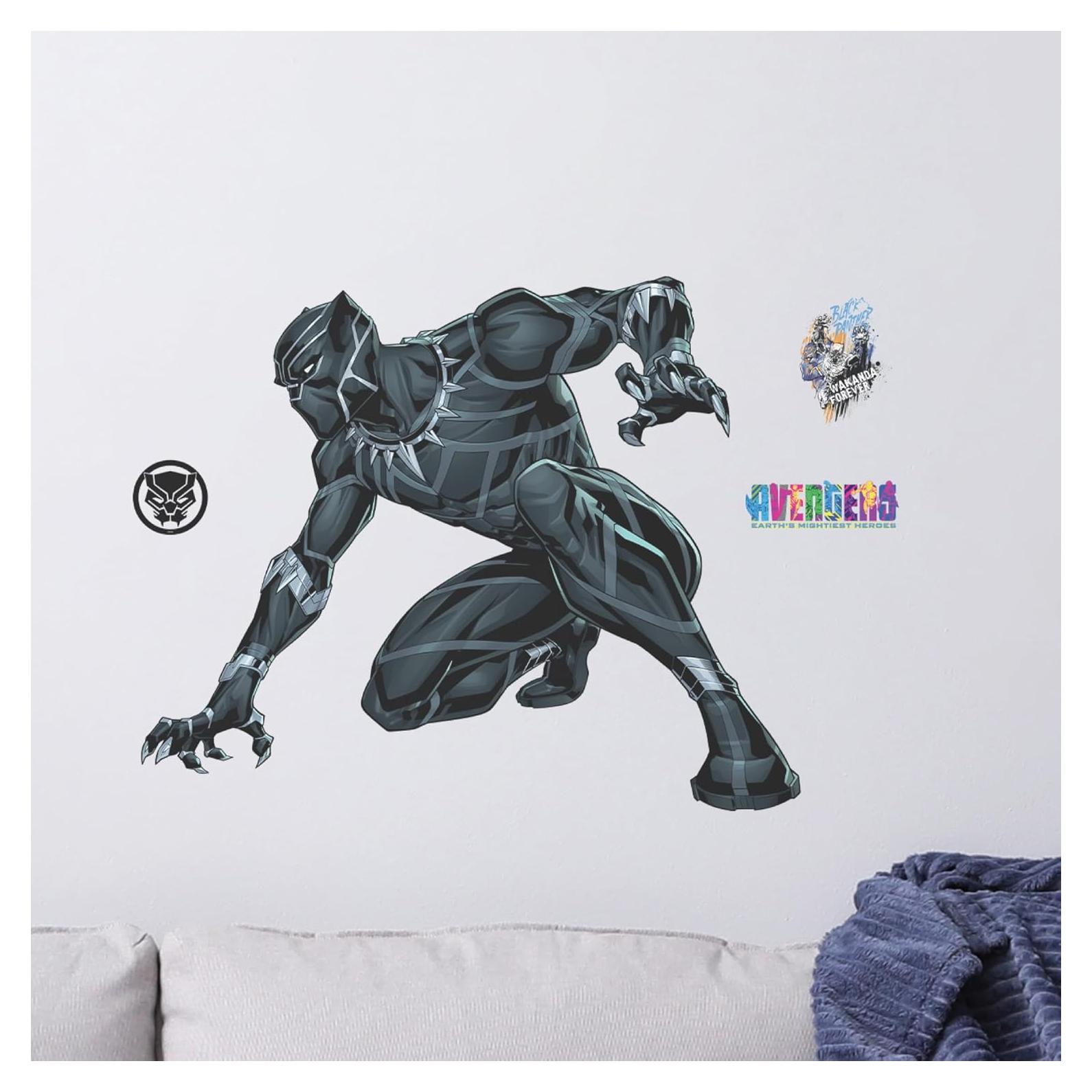 Calcomanía de Pared Pantera Negra Wall Palz 55x45 cm