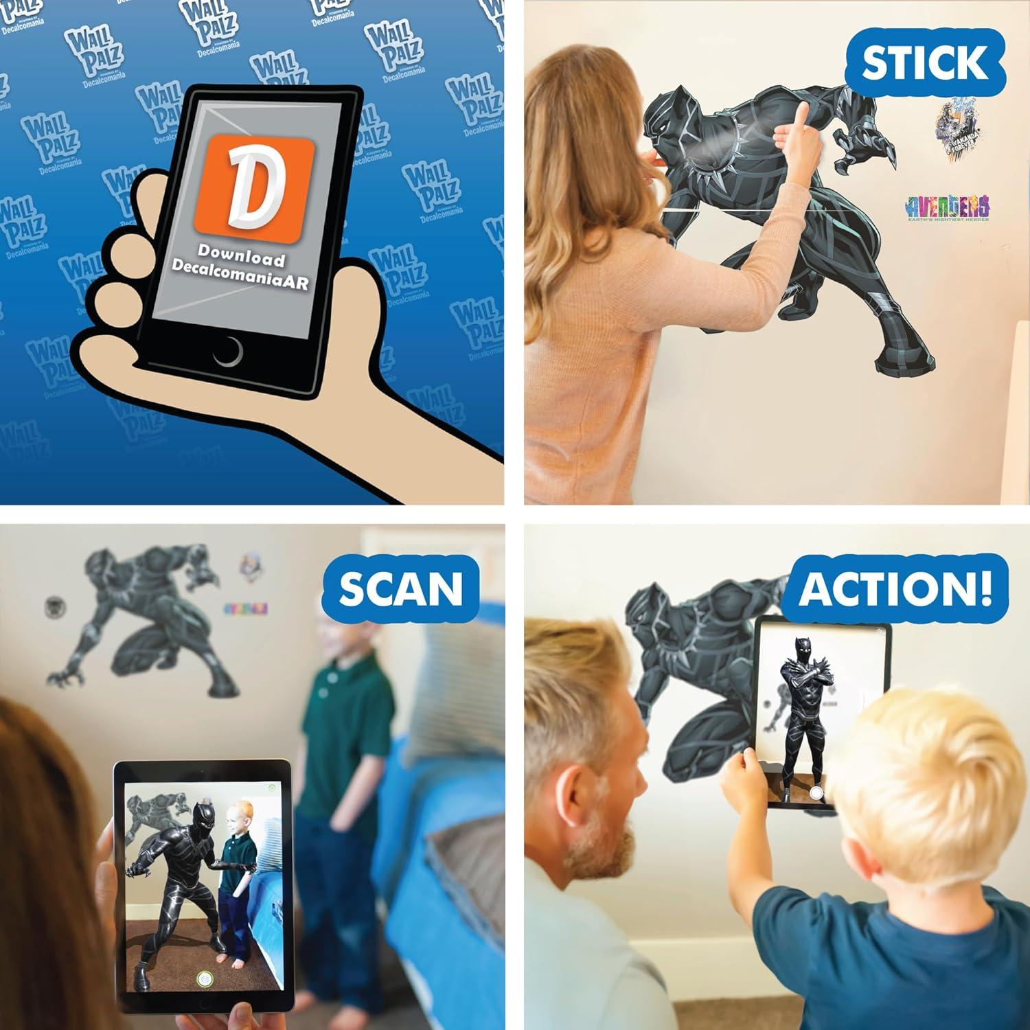 Calcomanía de Pared Pantera Negra Wall Palz 55x45 cm