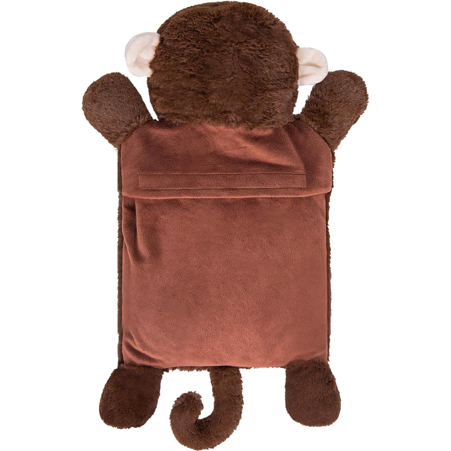 Botella de Agua Caliente HomeTop 2L con Funda de Mono Azul