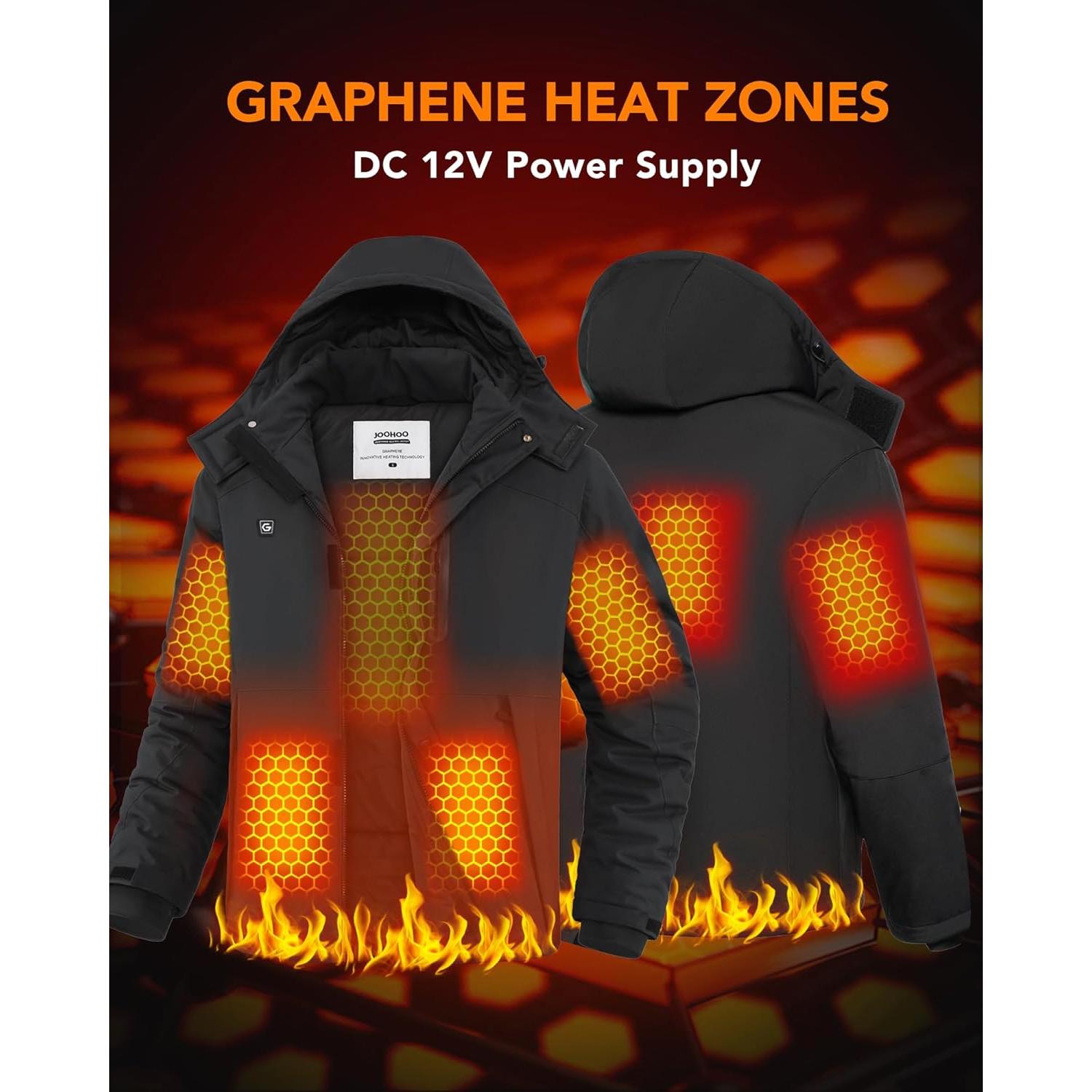 Chaqueta Térmica Joohoo para Mujeres con Batería 18400mAh