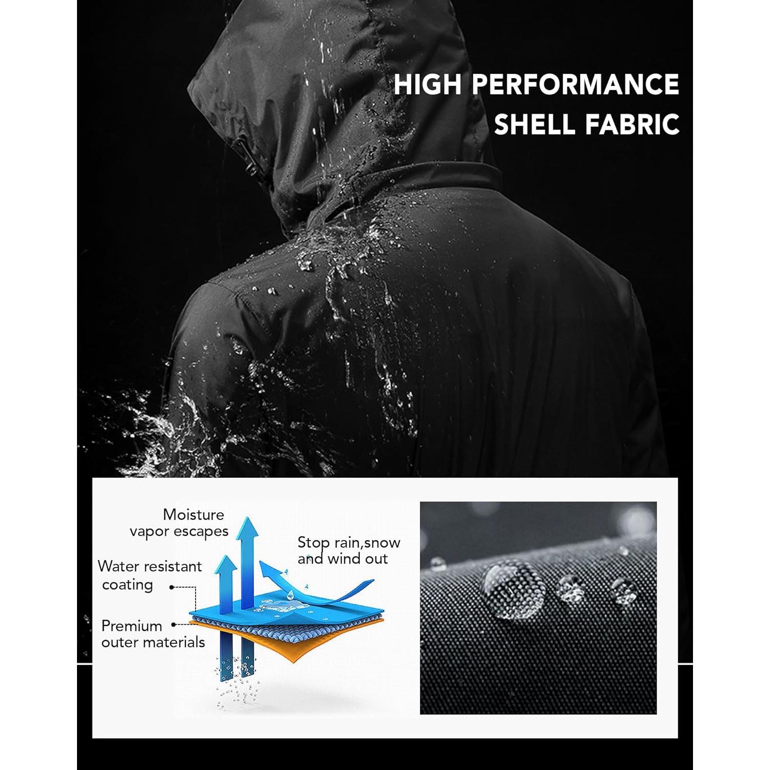 Chaqueta Térmica Joohoo para Mujeres con Batería 18400mAh