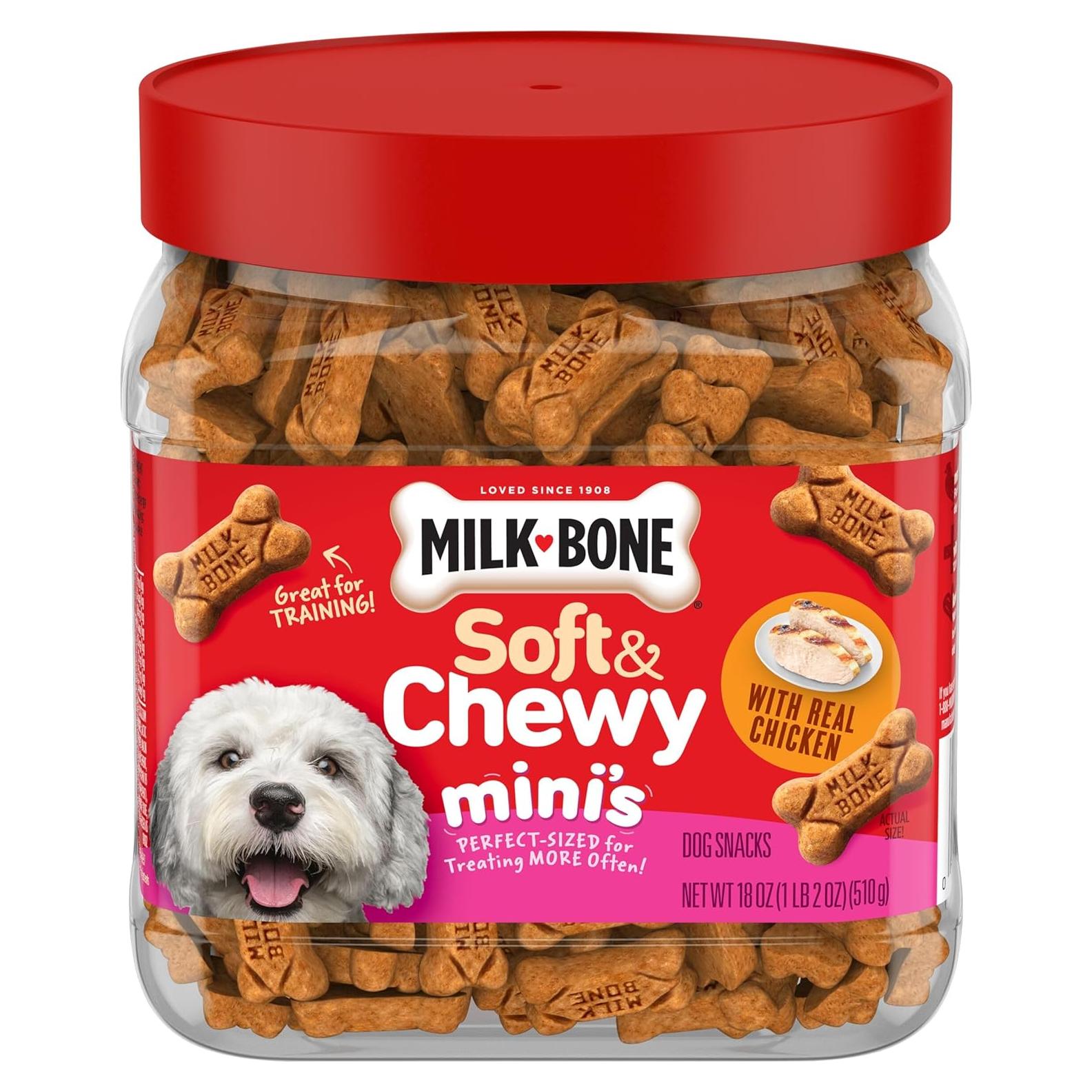 Galletas para Perros Milk-Bone Mini Suaves Pollo 510g