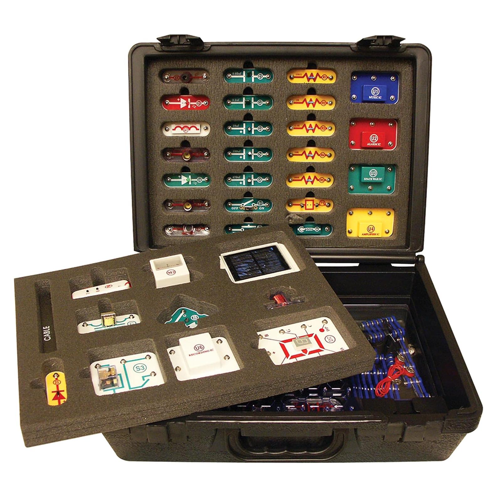 Kit Electrónico Snap Circuits SC-750R + Guía Educativa