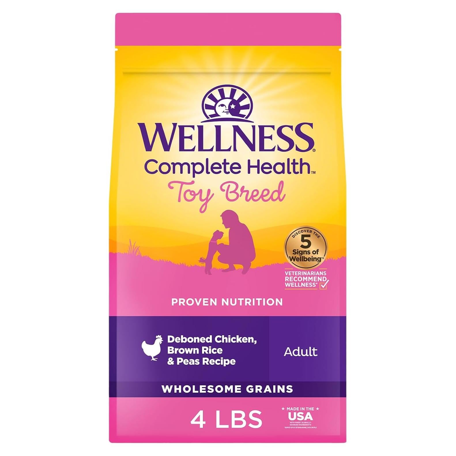 Comida Seca para Perros Wellness 1.81kg Pollo y Arroz Integral