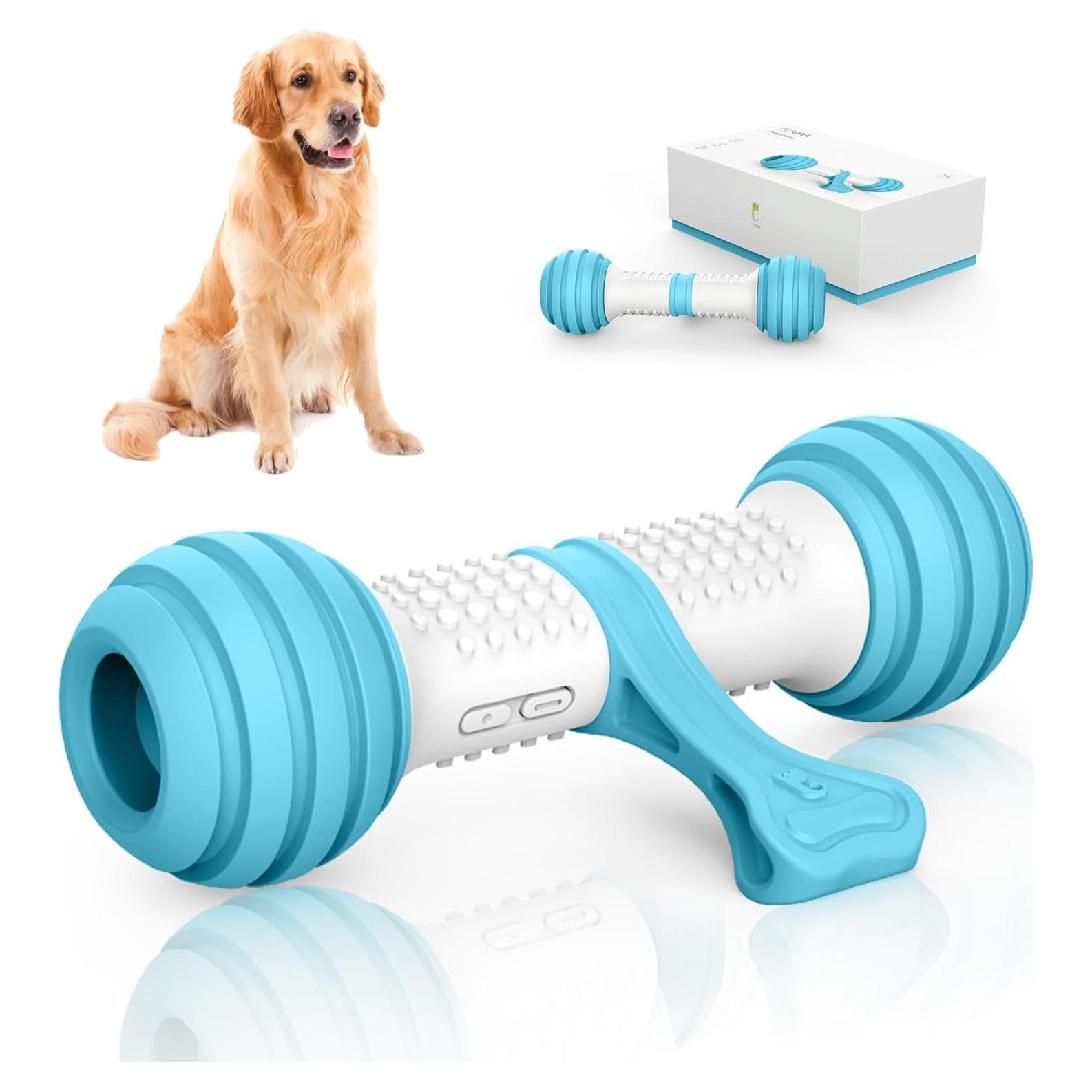 Juguete Interactivo para Perros PETGEEK Hueso Electrónico Azul