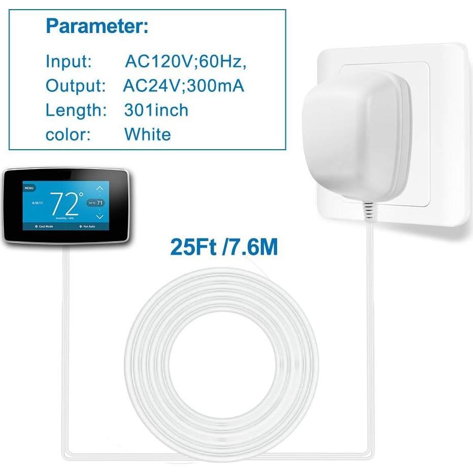 Adaptador de Corriente 24V WUYELIN para Termostatos Inteligentes