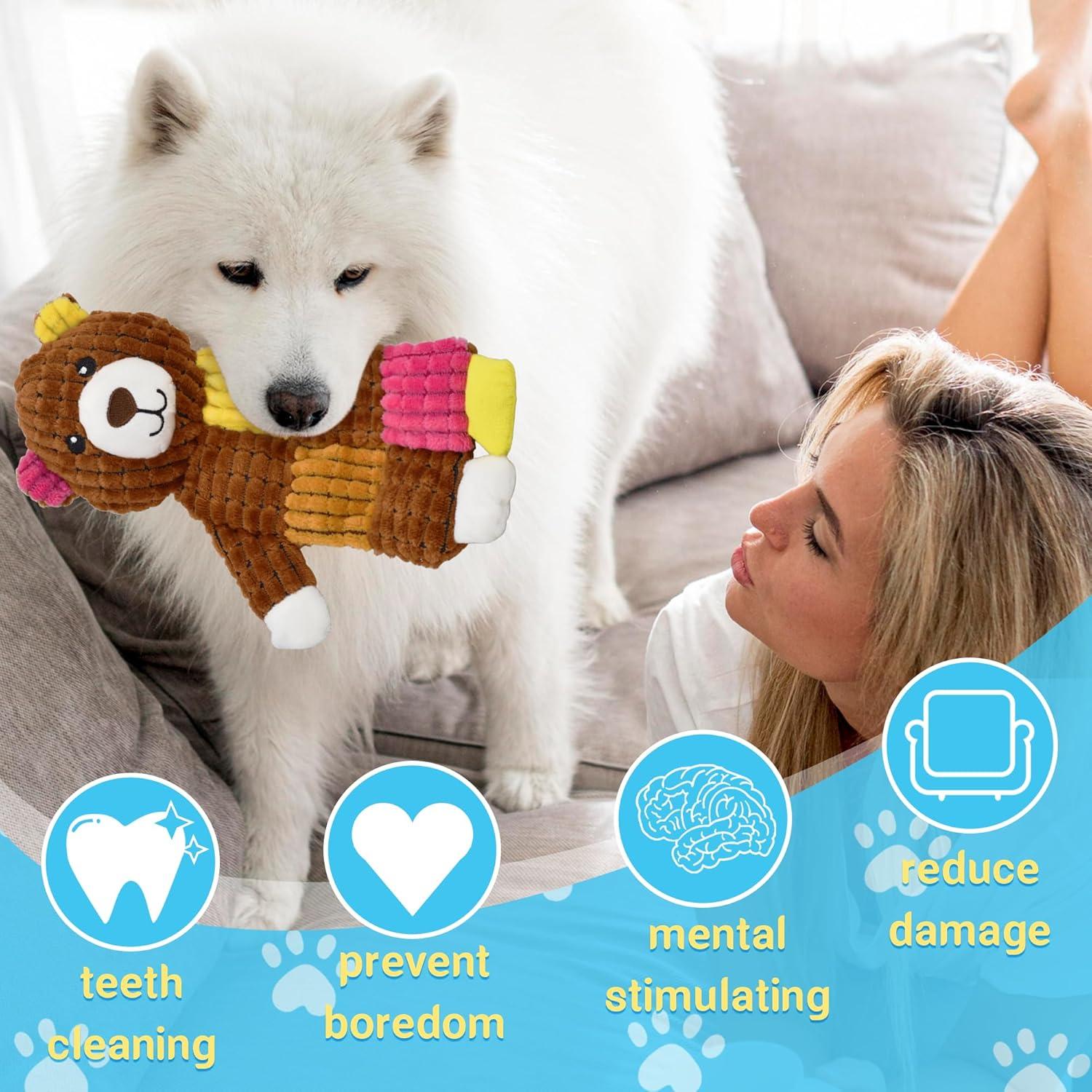 5 Juguetes para Perros Squeaky LECHONG - Diversión para Cachorros