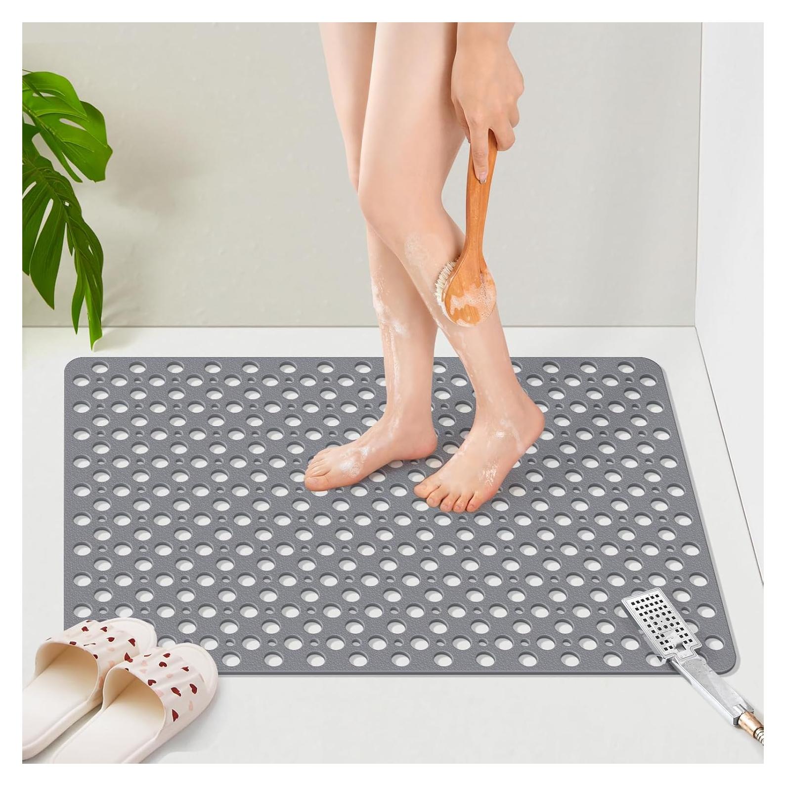 Mat de Ducha Antideslizante OTHWAY 89x61cm Gris Oscuro