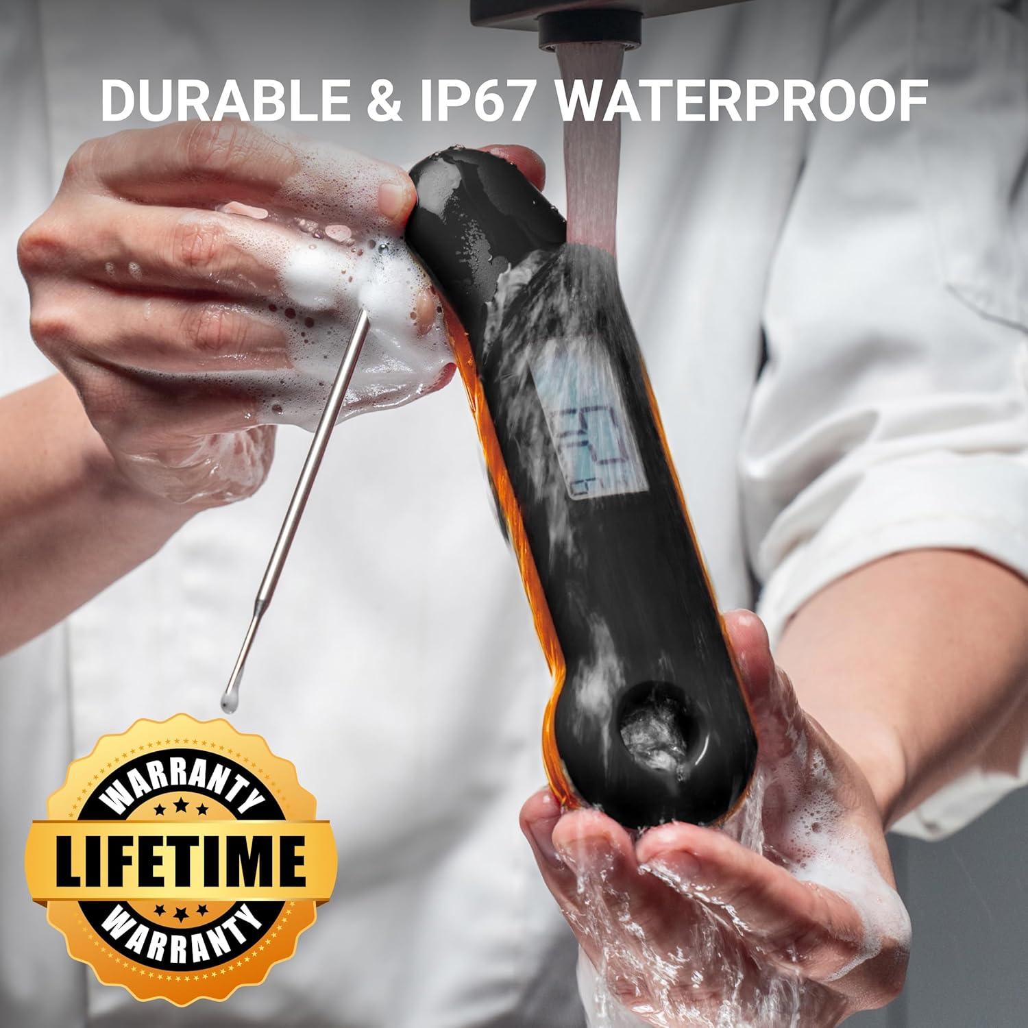 Termómetro de Carne ThermoMaven, Lectura Rápida 0.5s, IP67