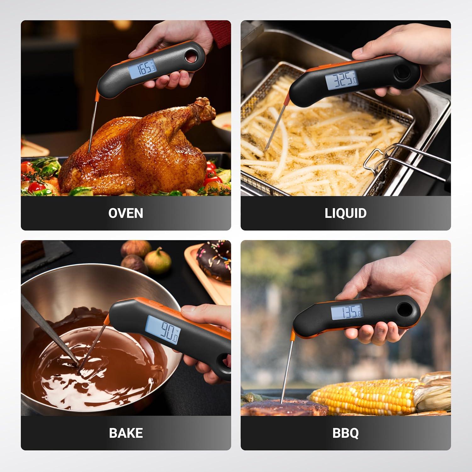 Termómetro de Carne ThermoMaven, Lectura Rápida 0.5s, IP67