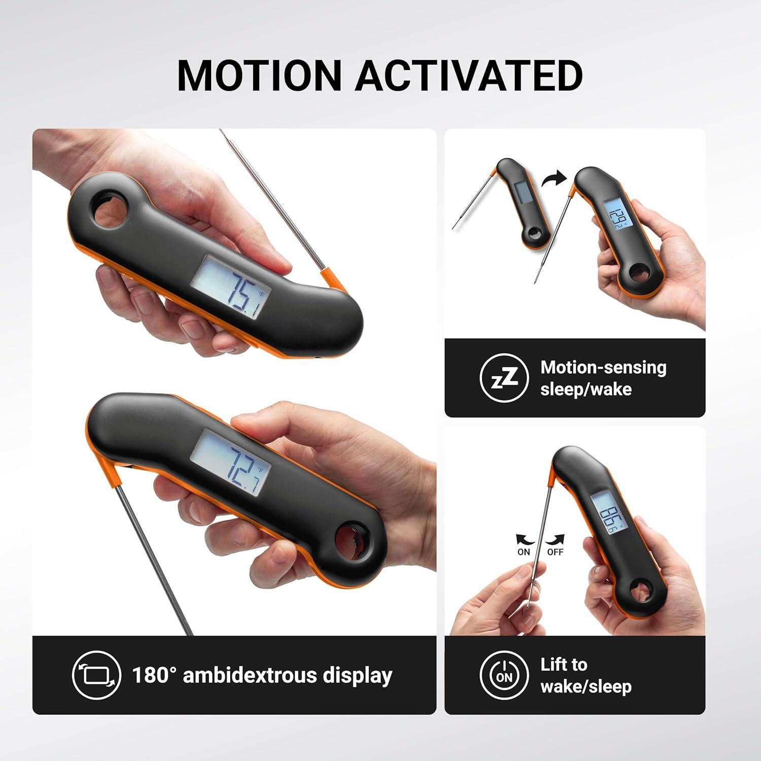 Termómetro de Carne ThermoMaven, Lectura Rápida 0.5s, IP67