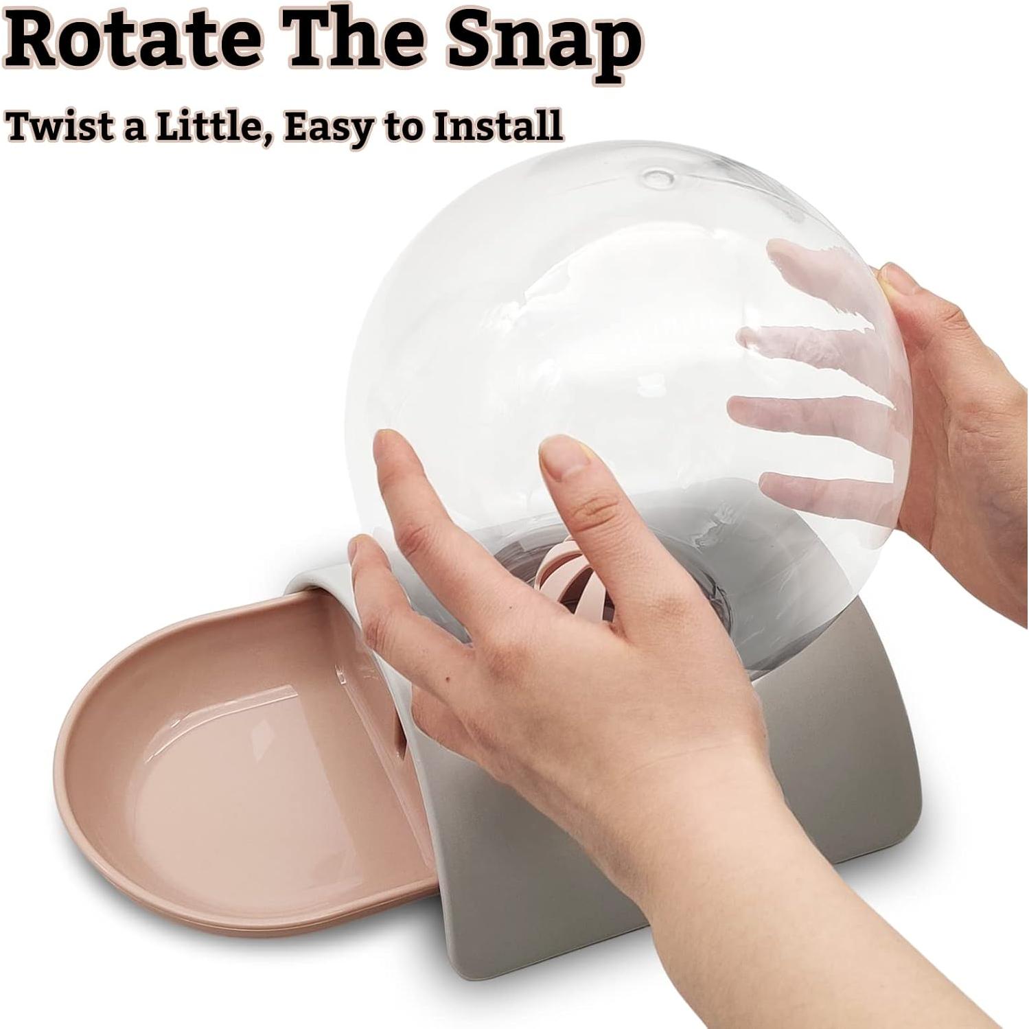 Dispensador de Agua Automático Hamiledyi 2.8L para Mascotas