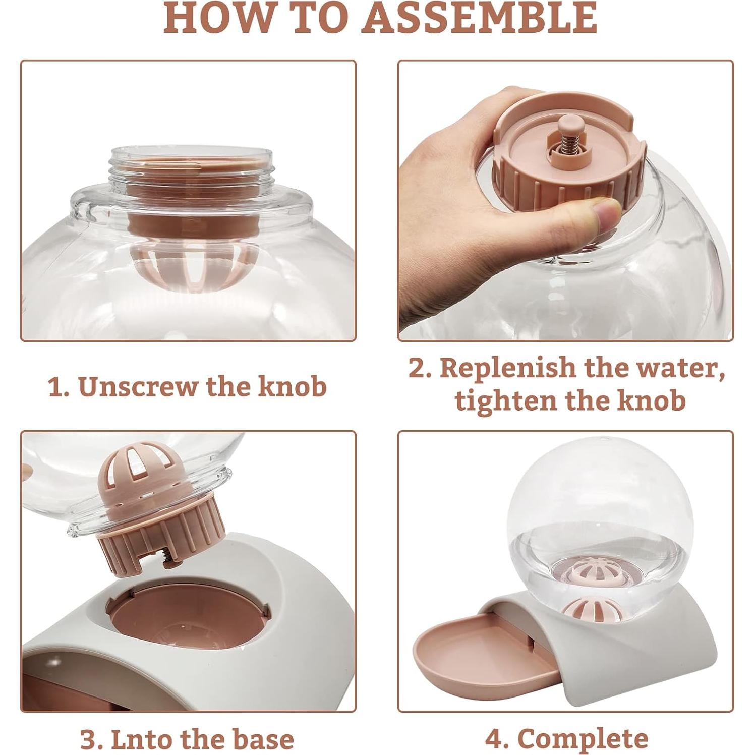 Dispensador de Agua Automático Hamiledyi 2.8L para Mascotas