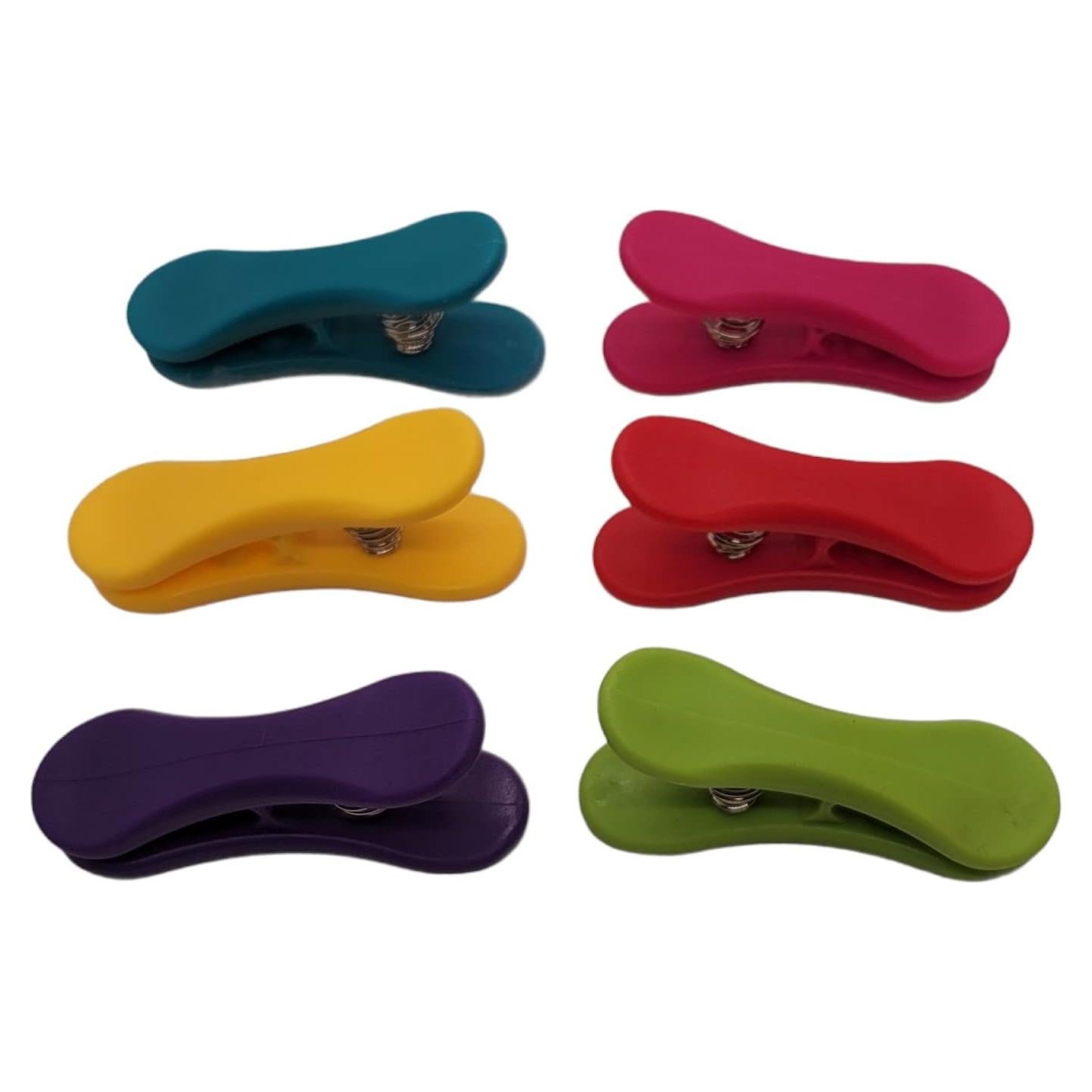 Juego de Clips de Bolsa Coloridos Handy Housewares - 6 Piezas