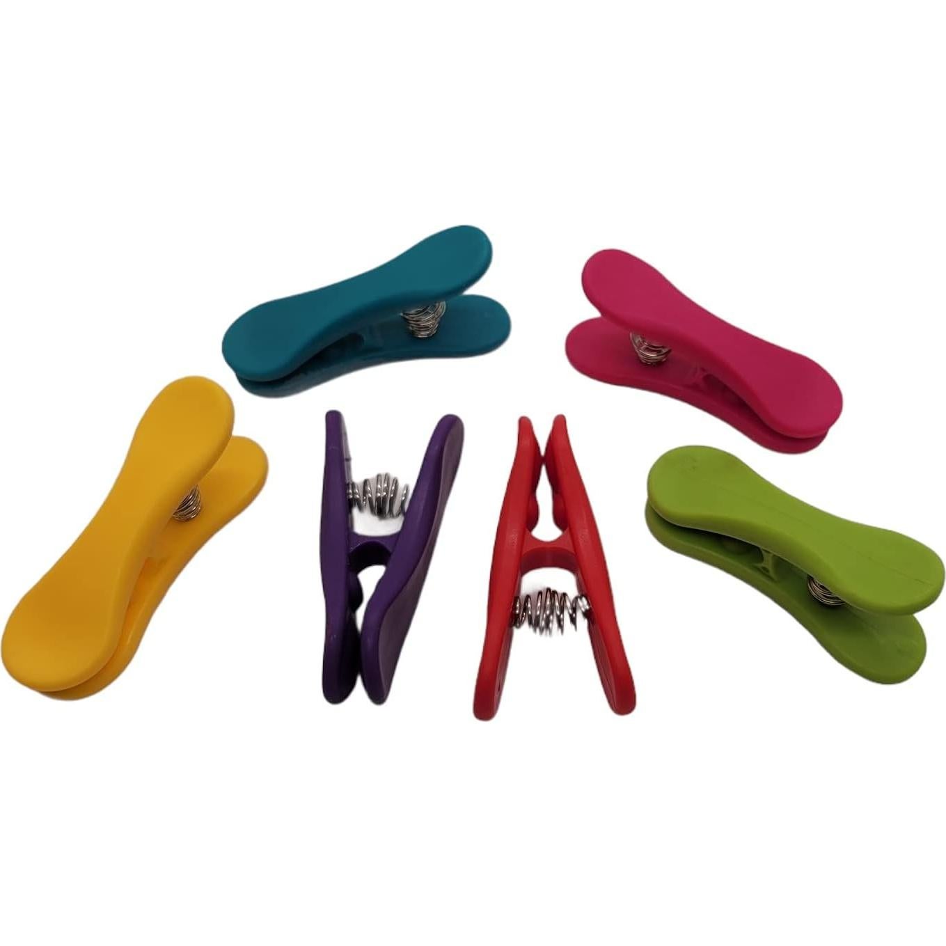 Juego de Clips de Bolsa Coloridos Handy Housewares - 6 Piezas