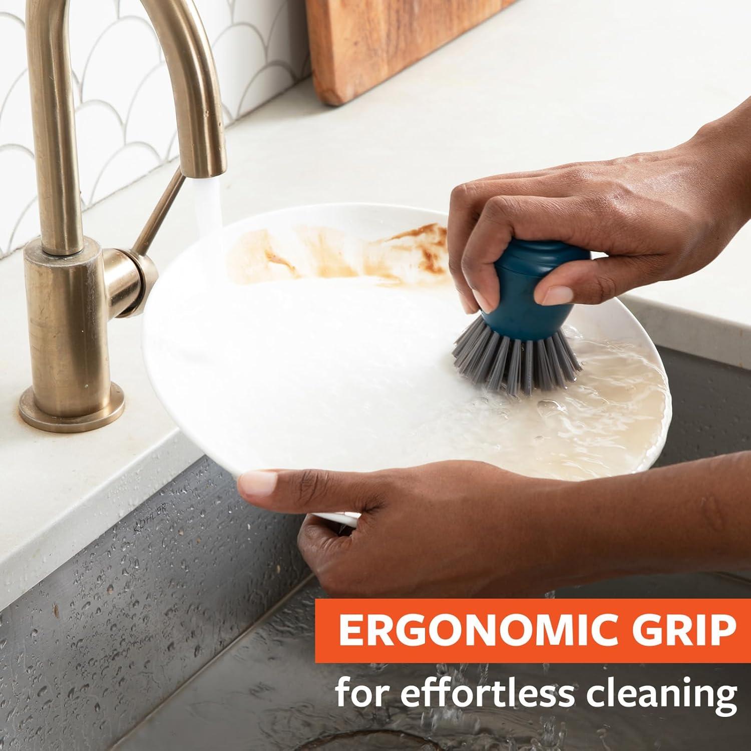 Juego de 2 Cepillos de Palma Ecológicos Full Circle - 100% Reciclados