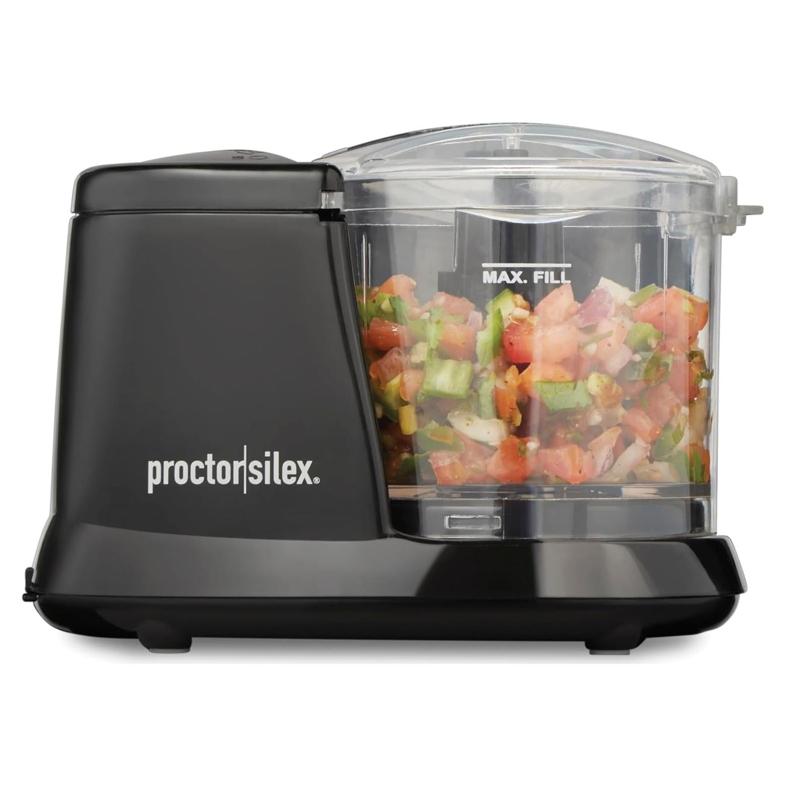 Picador Eléctrico Proctor Silex 1.5 Tazas Negro - Pica y Emulsiona