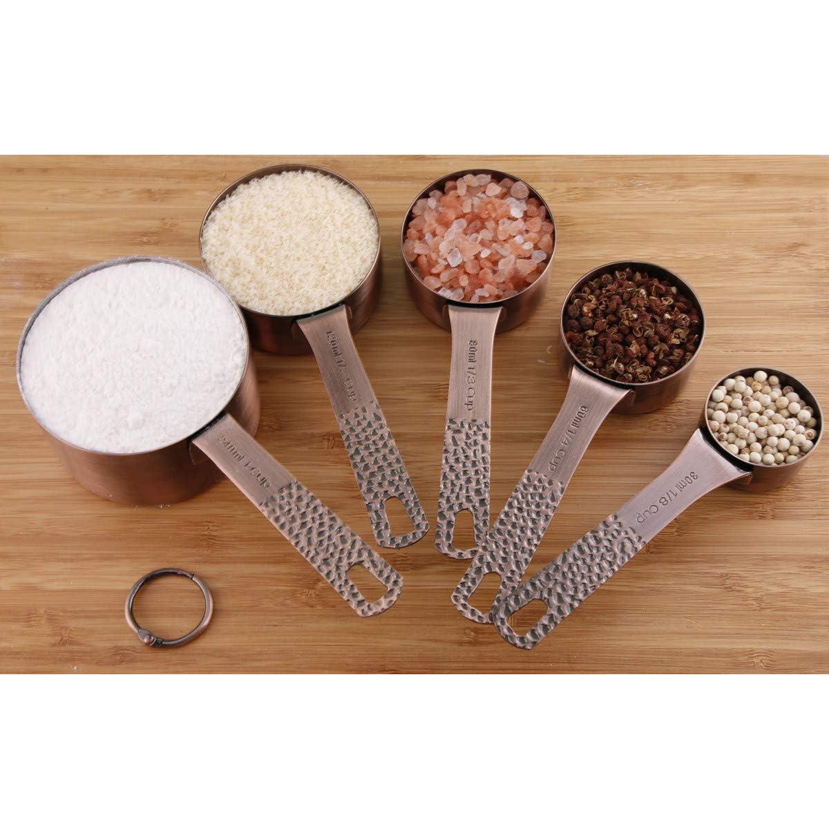 Juego de Tazas y Cucharas Medidoras Smithcraft Acero Inoxidable 13 Piezas