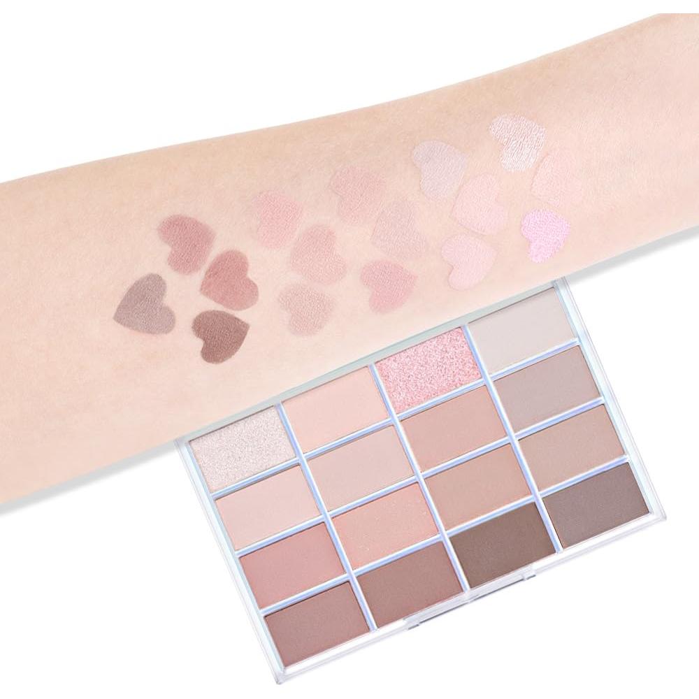 Paleta de Sombras de Ojos Mate CAKAILA 16 Colores 11.91x8.41cm