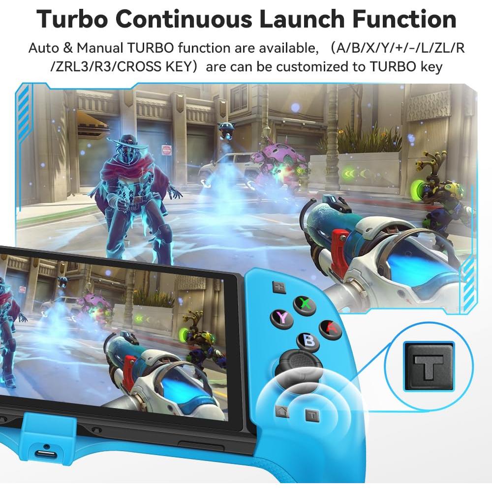 Controlador para Nintendo Switch Senwoo Azul Ergonómico