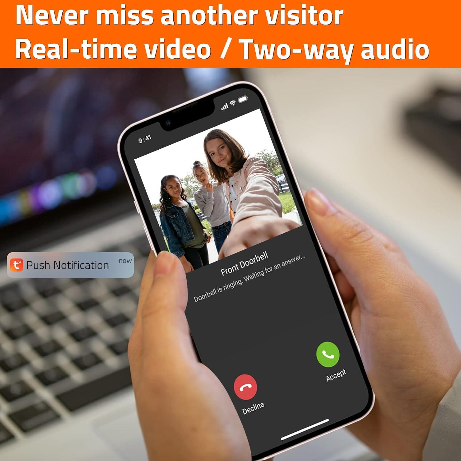 Intercomunicador de Video WiFi AMOCAM 7" HD con Grabación