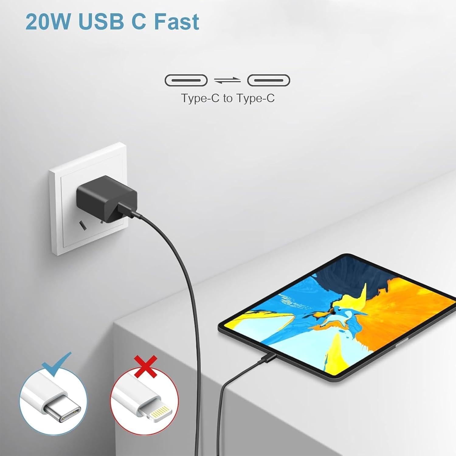 Cable USB-C 1.5m 50W 5A Tek Styz para Xiaomi Redmi 9A