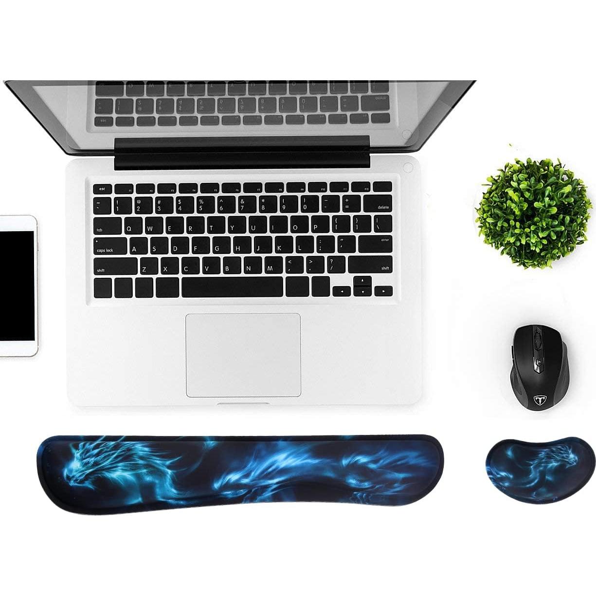 Reposamuñecas ergonómico Newplenty para teclado y mouse