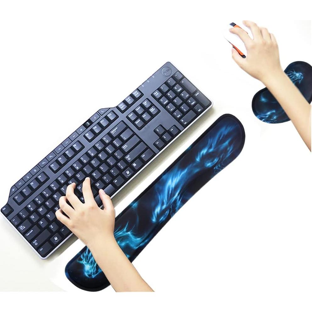 Reposamuñecas ergonómico Newplenty para teclado y mouse