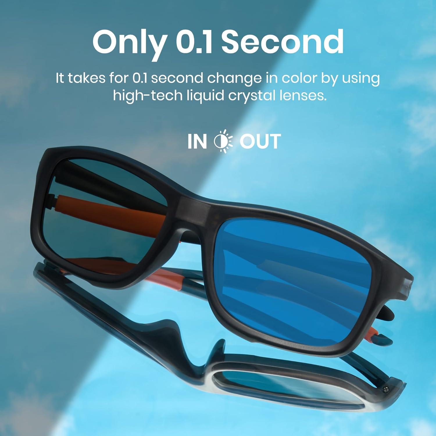 Gafas de sol inteligentes Cyxus fotocromáticas UV y azul