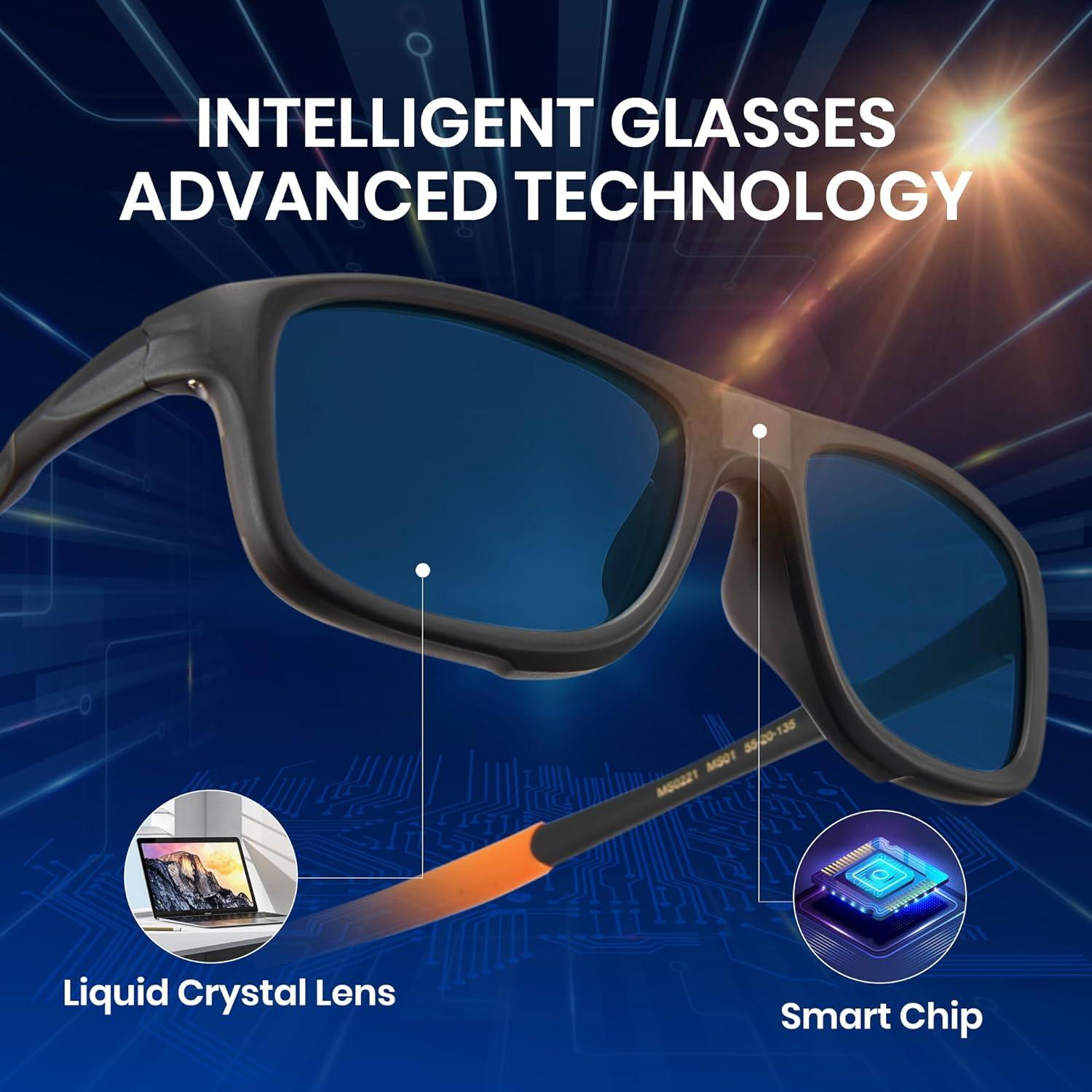 Gafas de sol inteligentes Cyxus fotocromáticas UV y azul