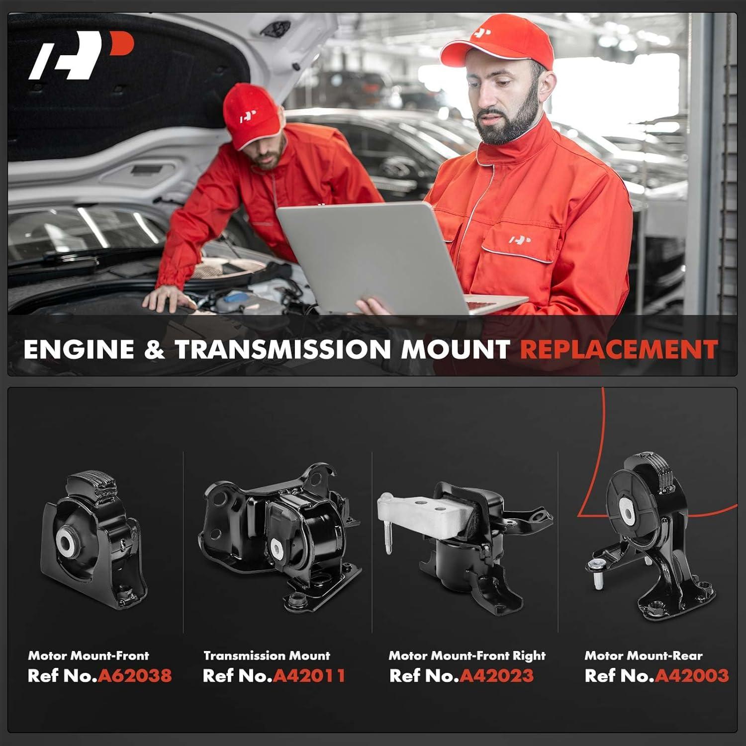 A-Premium 4PCS Engine Motor Mount and Transmission Mount Set Compatible with Toyota RAV4 2013 2014 2015 2016 2017 2018 L4 2.5L, AWD, Replace# 12372-0V070, 12361-0V140