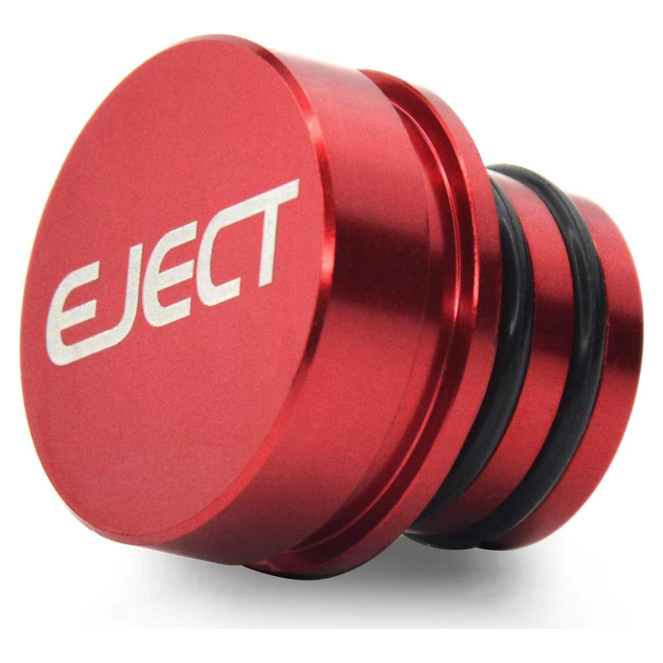 Cubierta de Enchufe de Encendedor GeeWatom 12V Aluminio Rojo