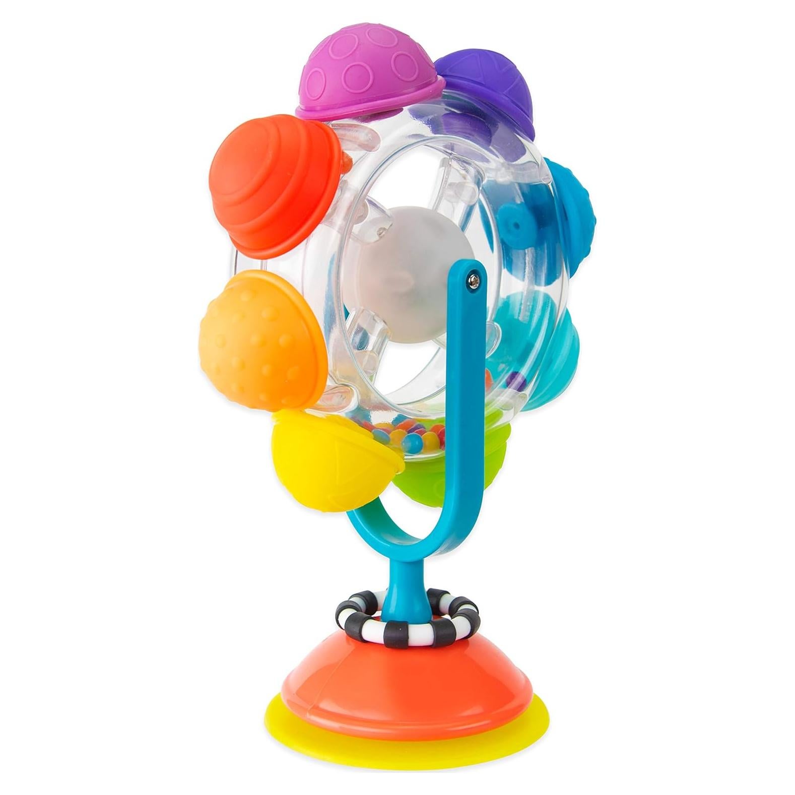 Juguete de bandeja rueda arcoíris Sassy 6+ meses