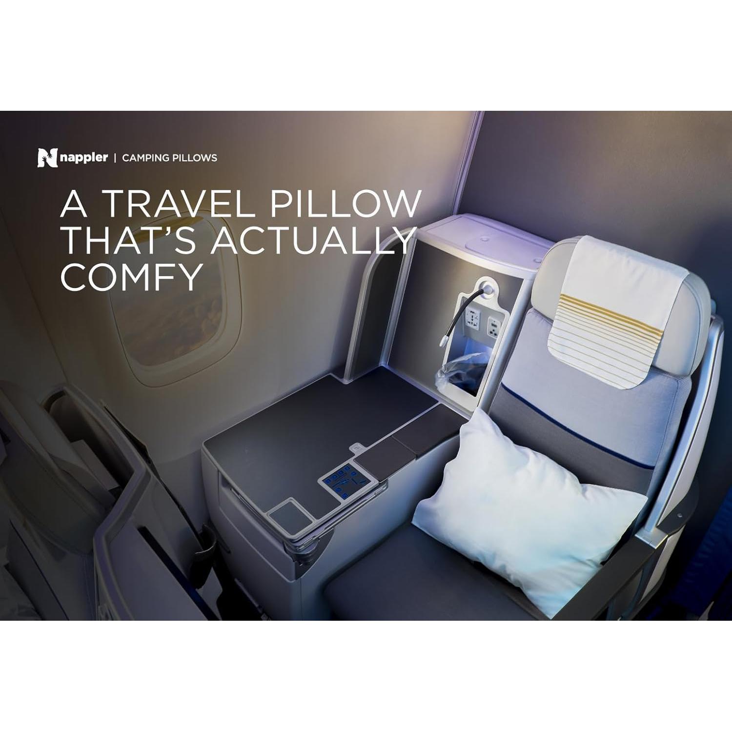 Cojín de Espuma Viscoelástica Nappler Negro Mediano Ajustable