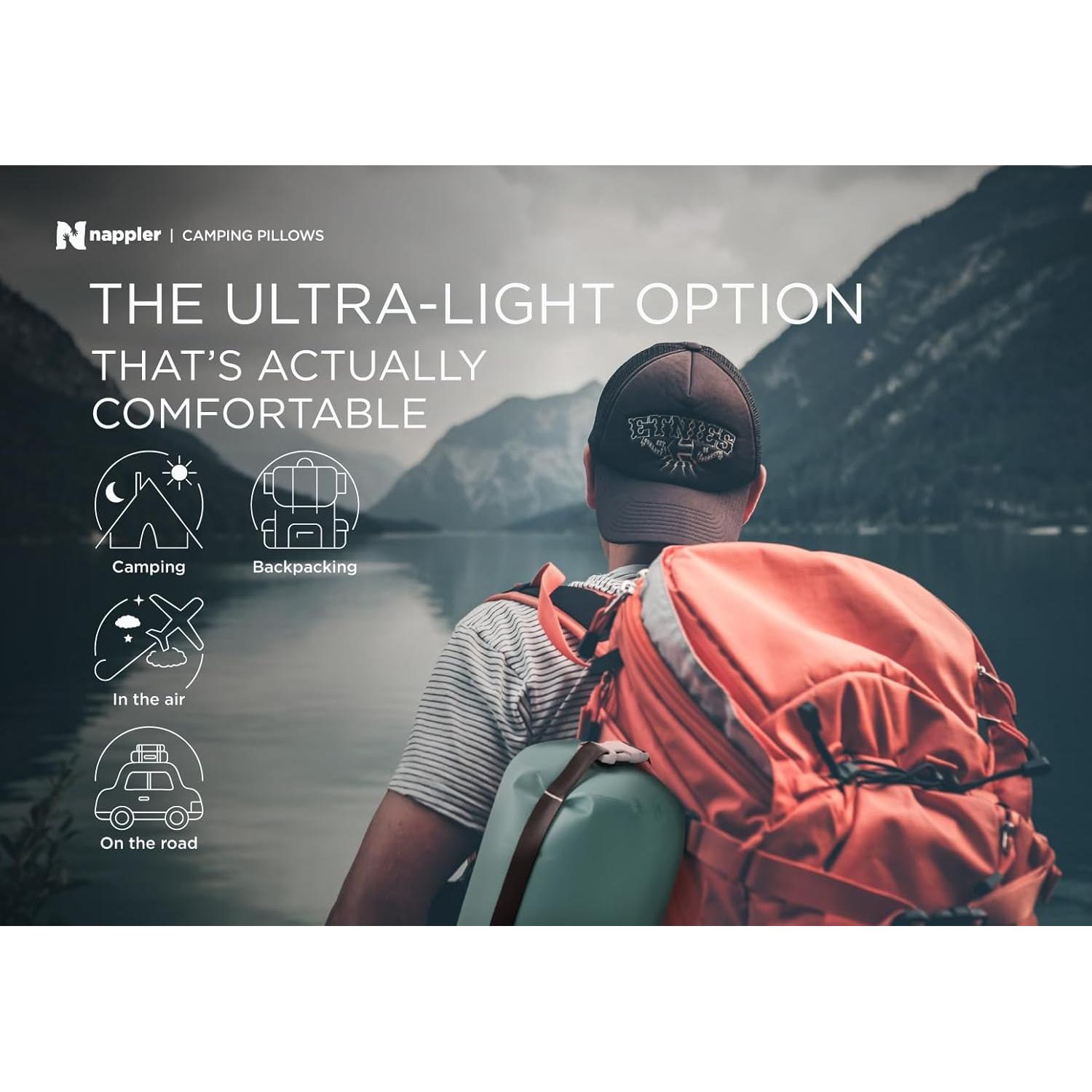 Cojín de Espuma Viscoelástica Nappler Negro Mediano Ajustable