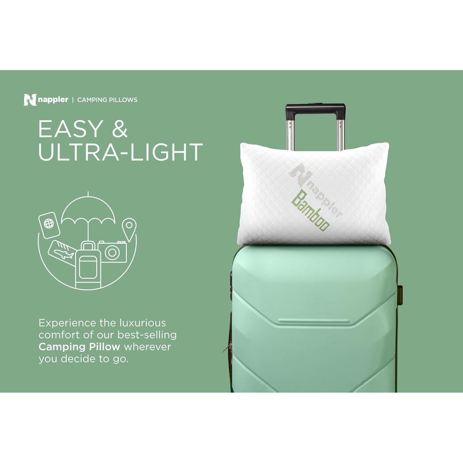 Cojín de Espuma Viscoelástica Nappler Negro Mediano Ajustable