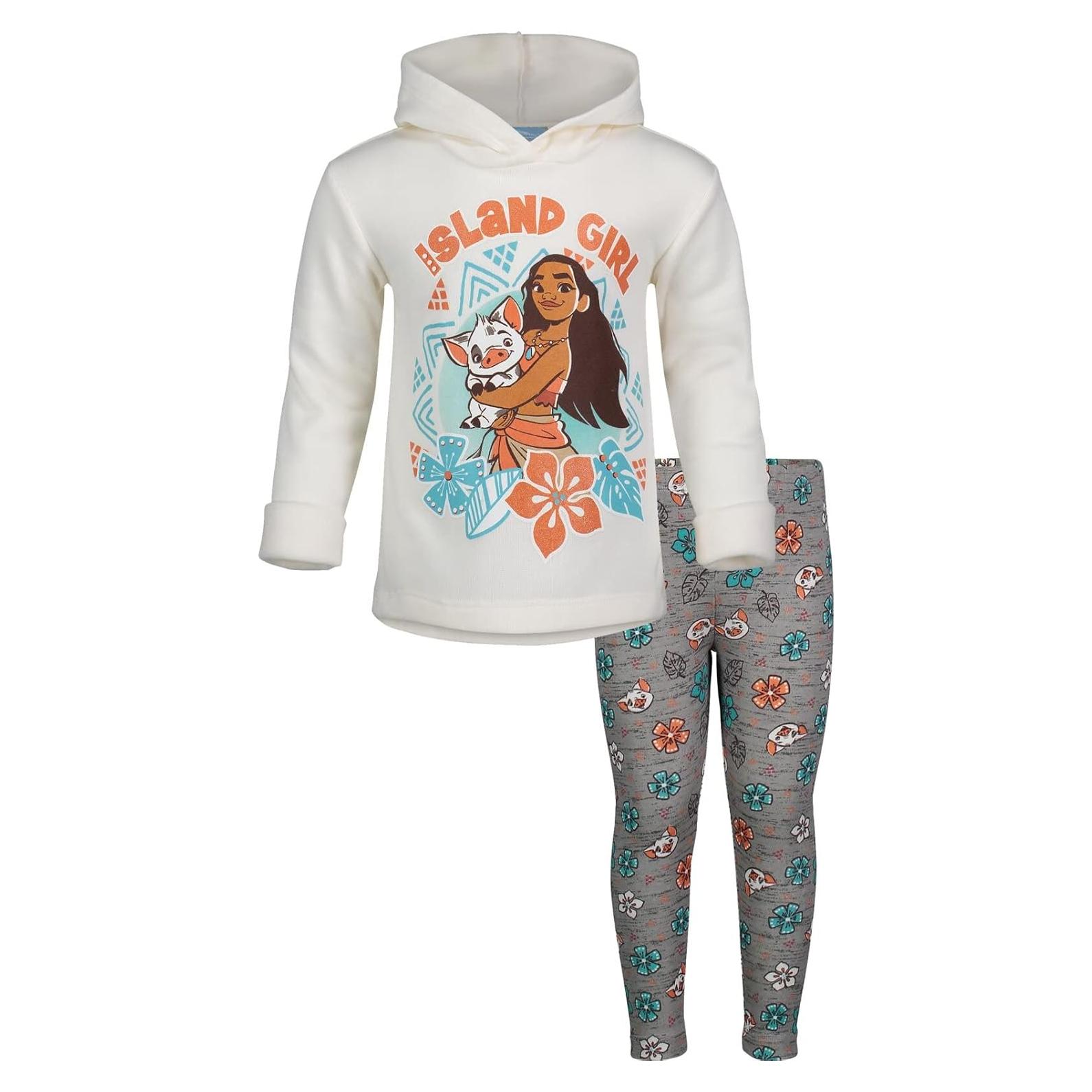 Disney Moana Pullover Hoodie and Leggings Outfit Set Infant to Big Kid
