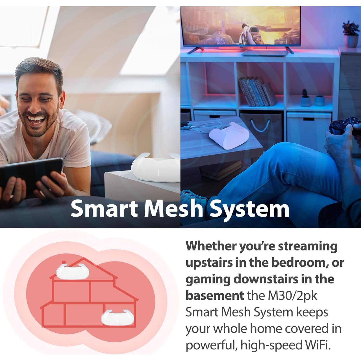 D-Link AX3000 WiFi 6 Mesh 3-Pk - Cobertura 650 m²