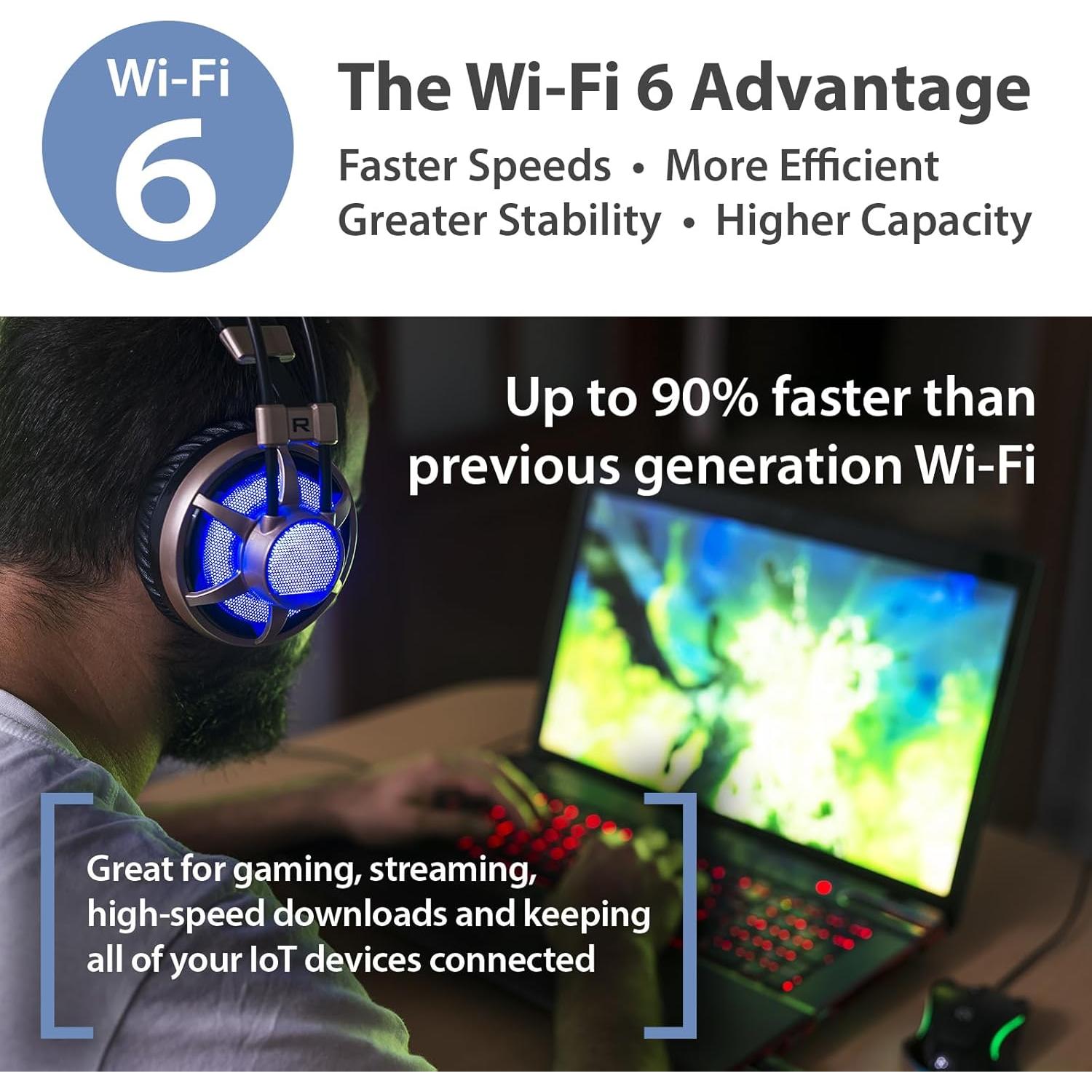 D-Link AX3000 WiFi 6 Mesh 3-Pk - Cobertura 650 m²