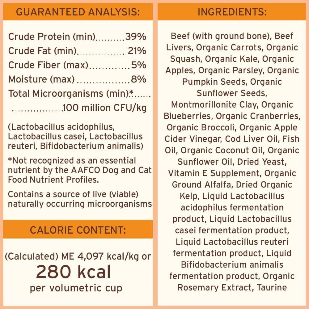 Comida para Perros Deshidratada Primal 198g Carne de Res Premium