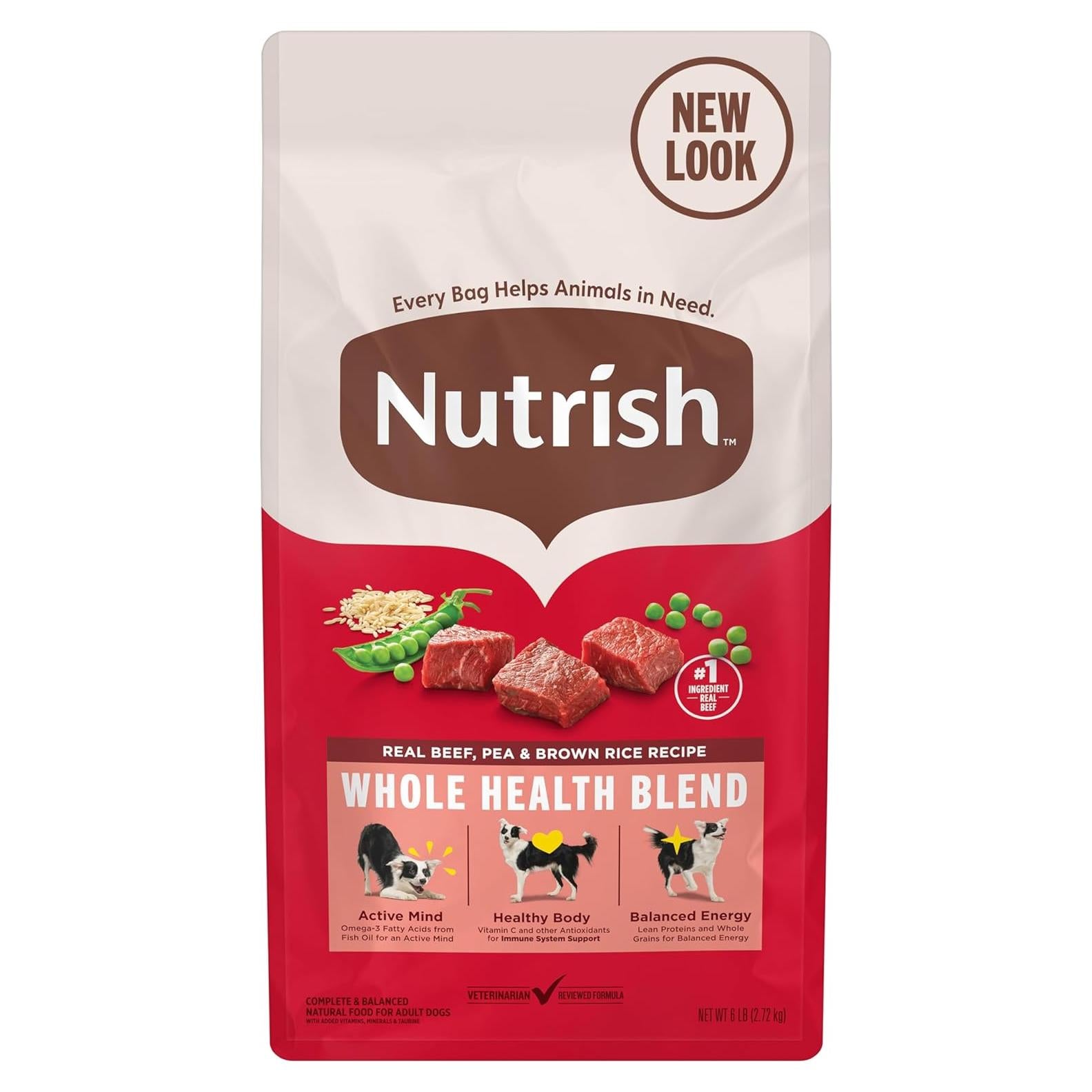 Comida Seca para Perros Nutrish Rachael Ray 2.72 kg Carne de Res