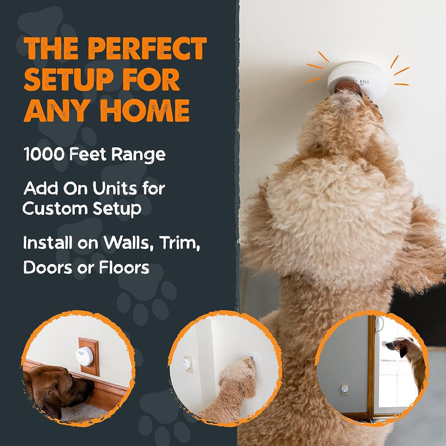 Timbre Inteligente Mighty Paw 2.0 para Perros - Entrenamiento Rápido