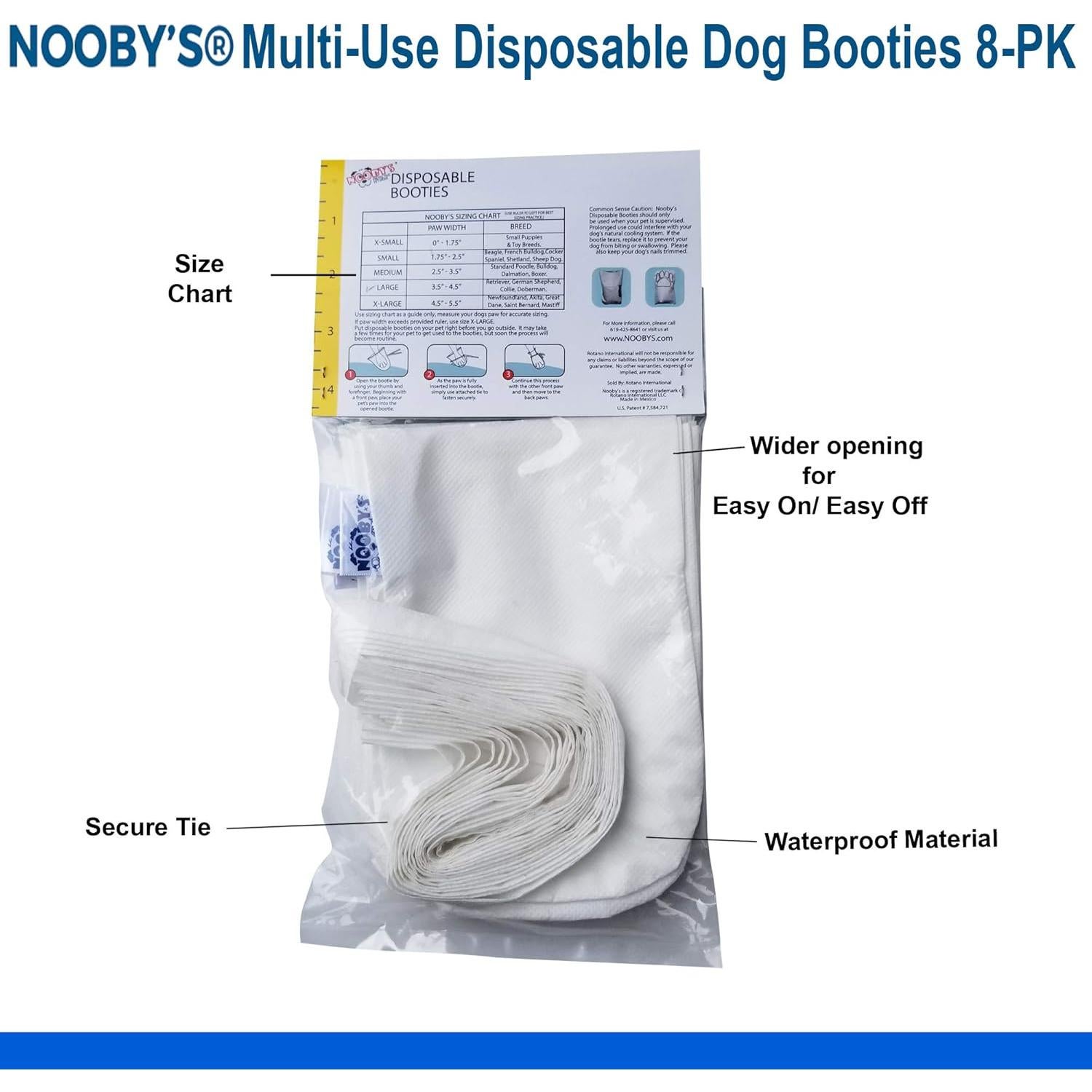Botas de Recuperación para Perros Nooby's XS - Protección Heridas