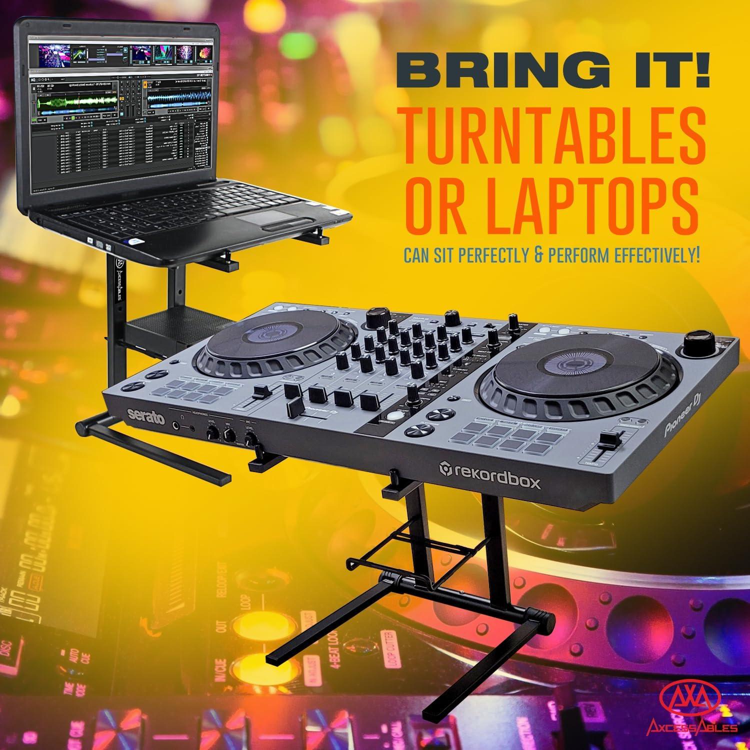 Soporte para Laptop Plegable AxcessAbles DJLTS01 - Aluminio Negro